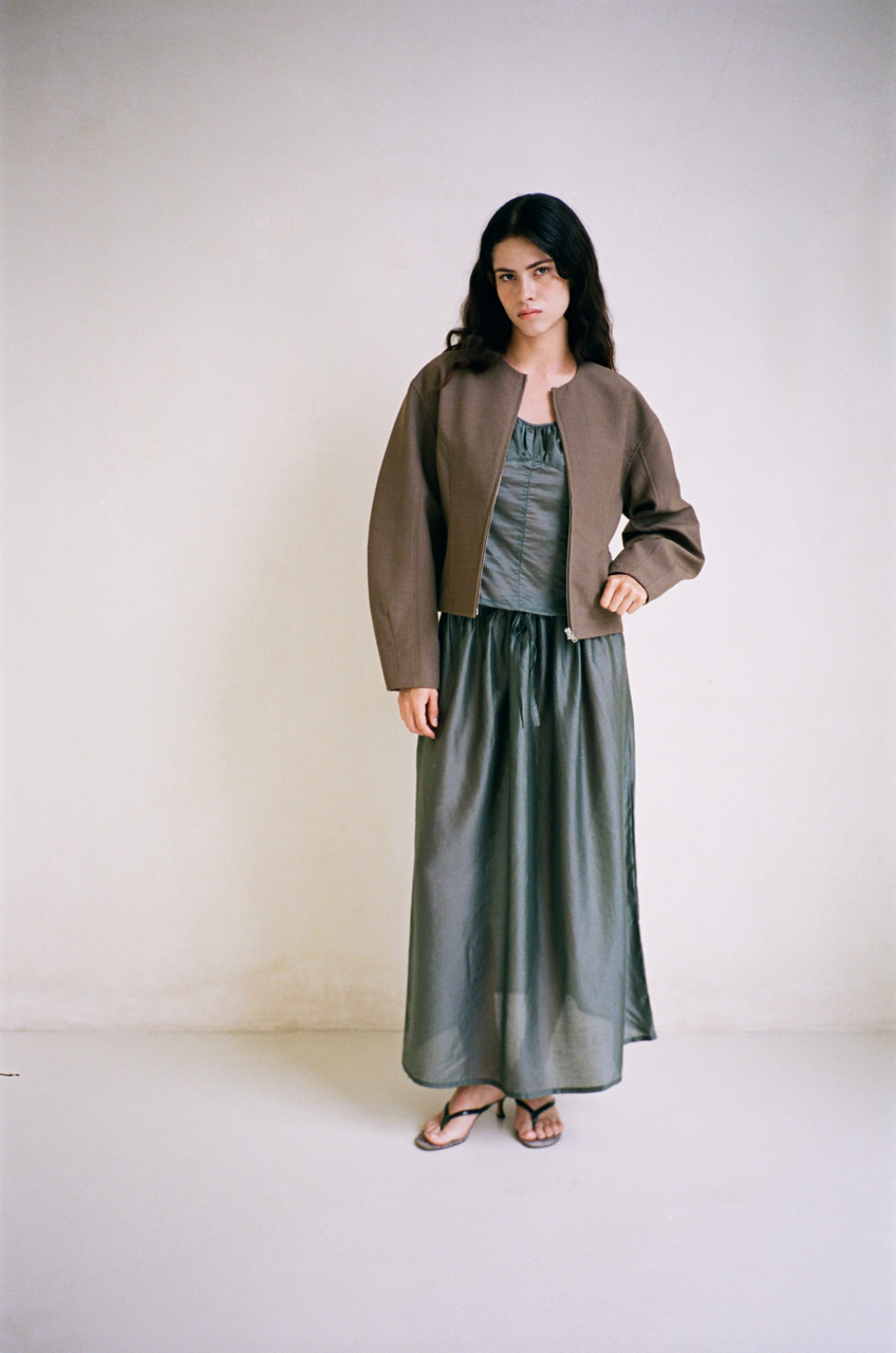 Rhea Skirt - Evergreen