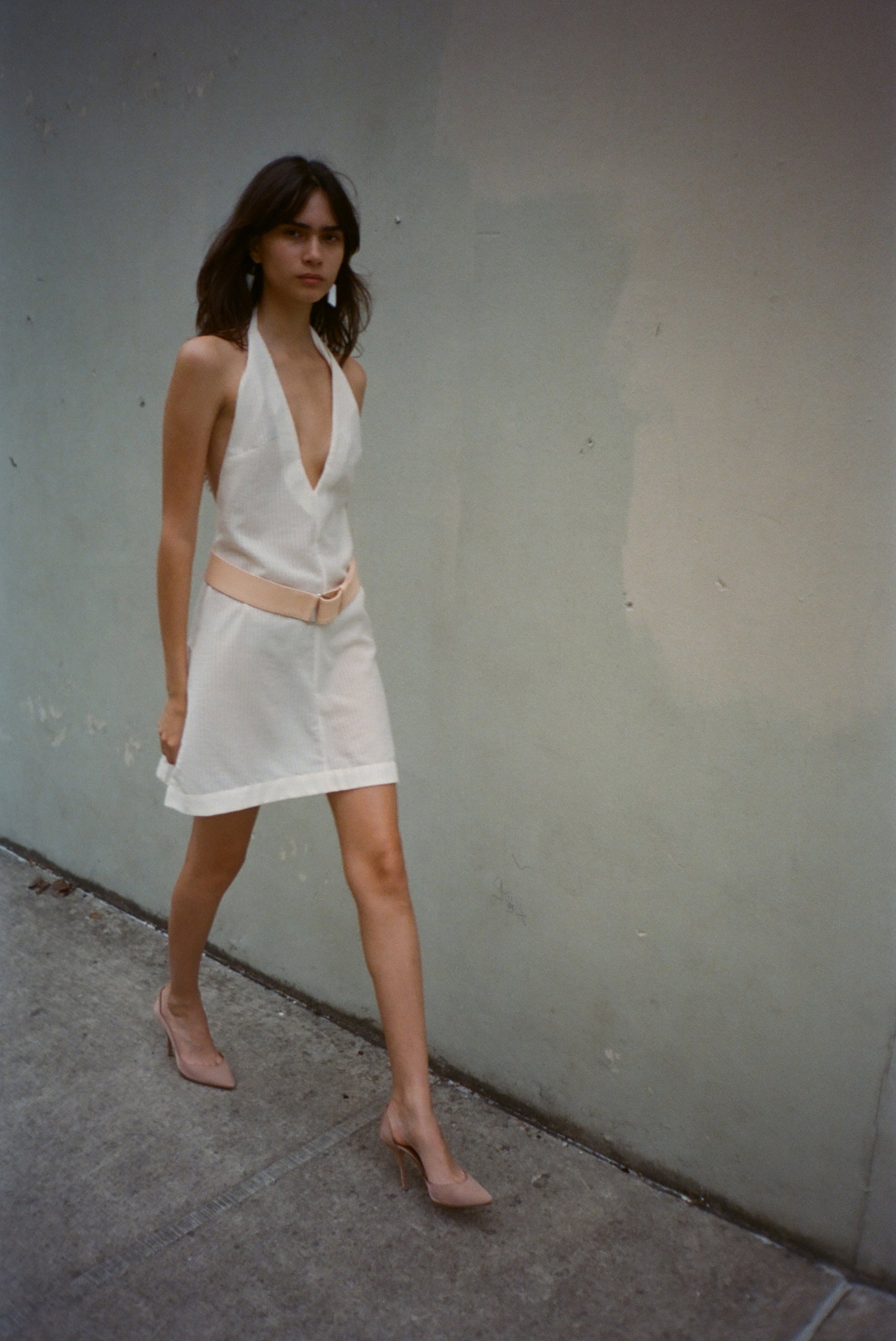 Lou Dress - Cream Stripe