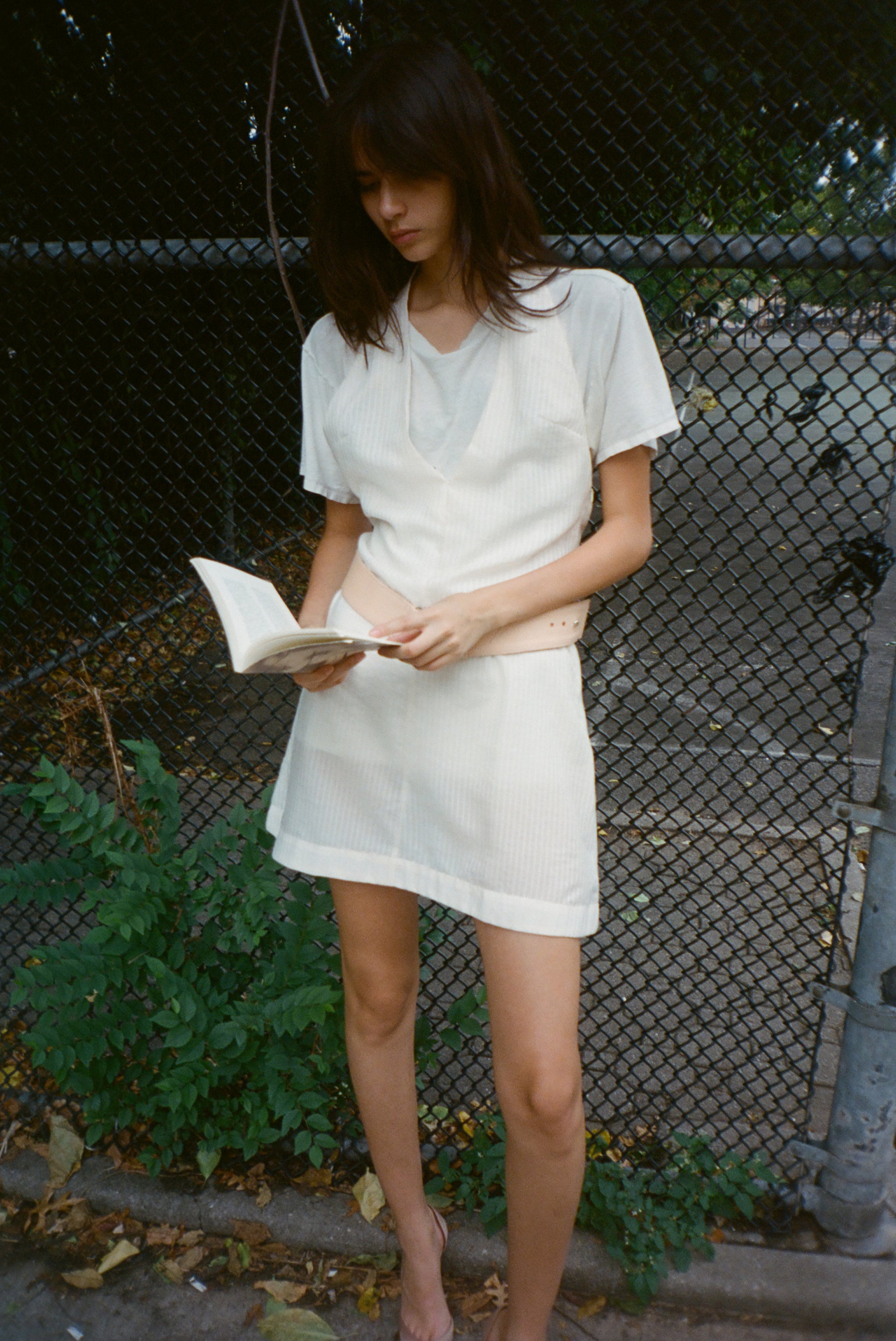 Lou Dress - Cream Stripe