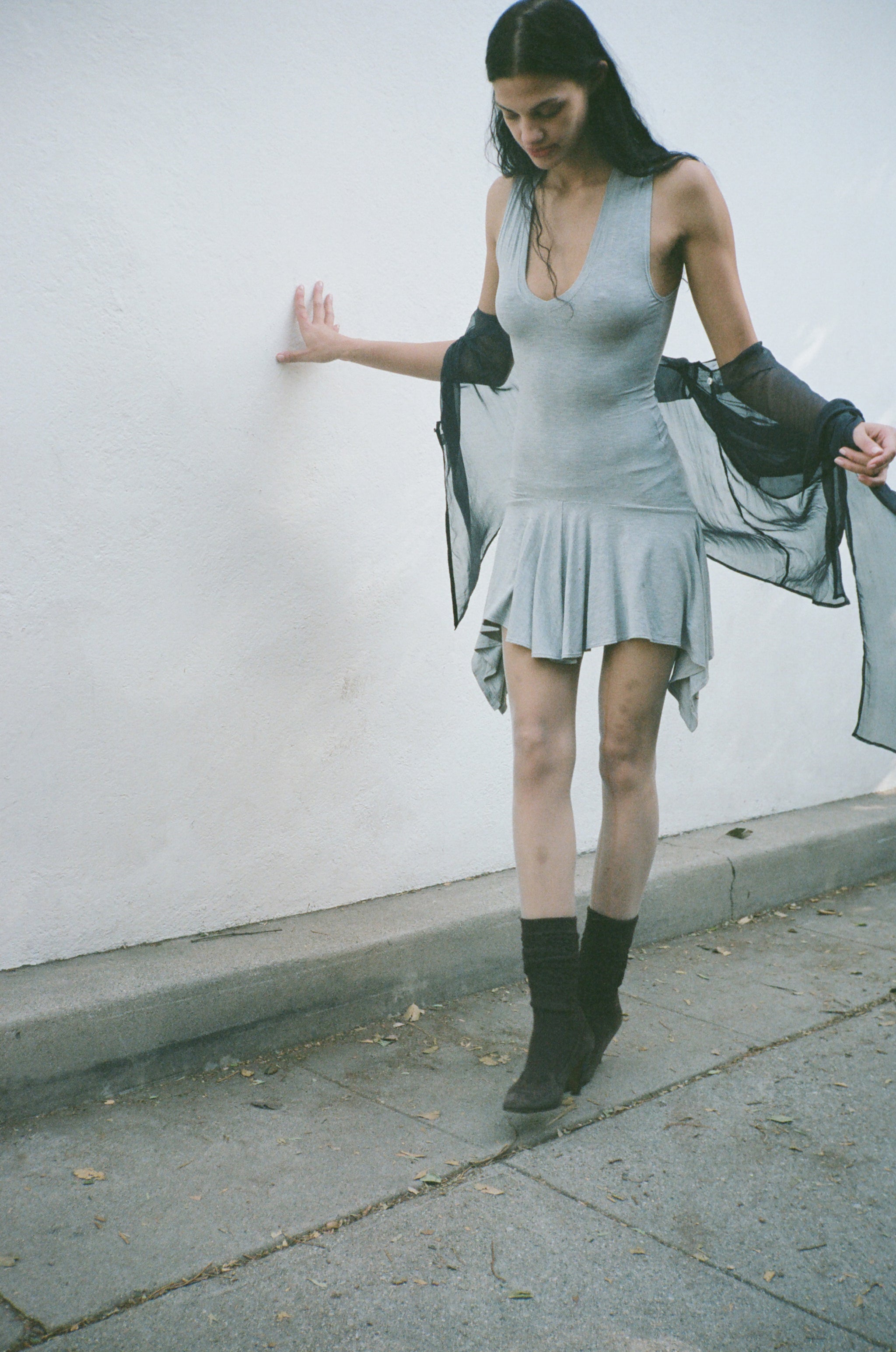 Park Dress - Grey