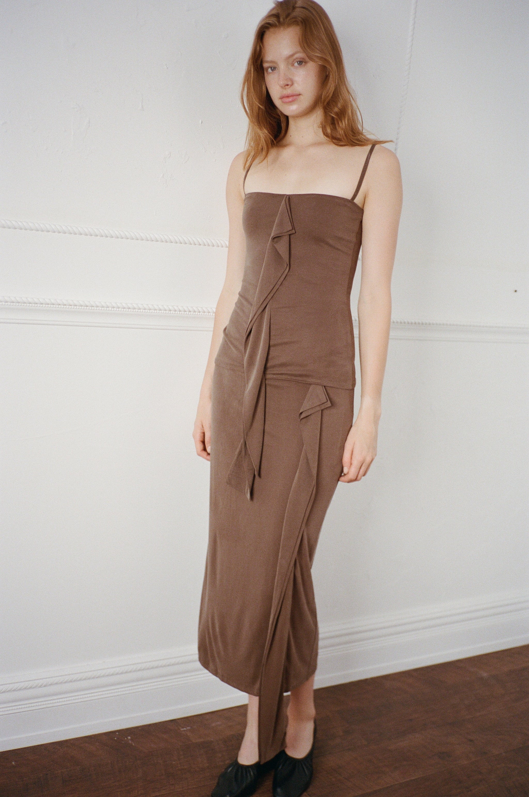 Cascade Skirt - Brown