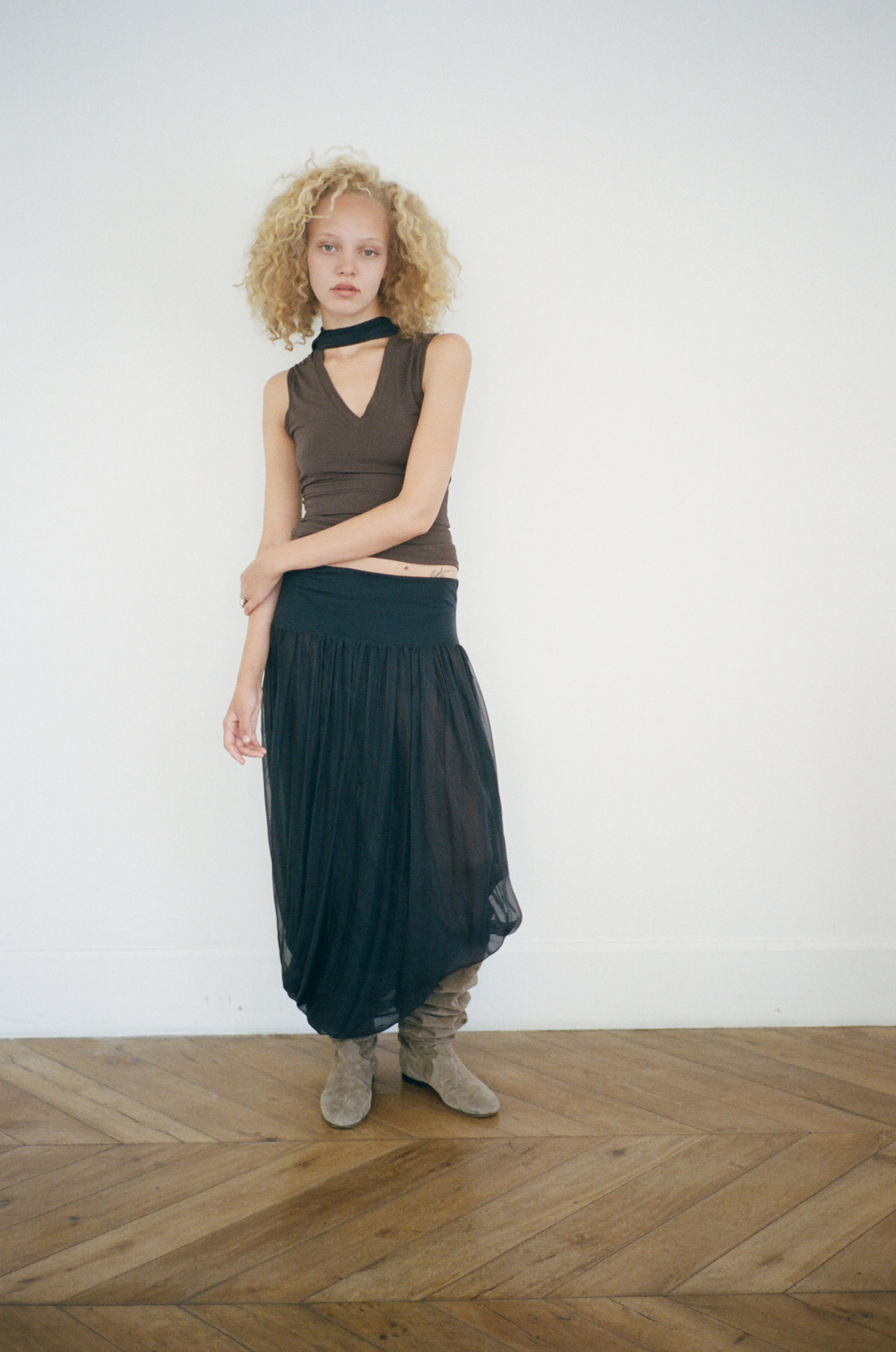 Meadow Maxi Skirt - Navy