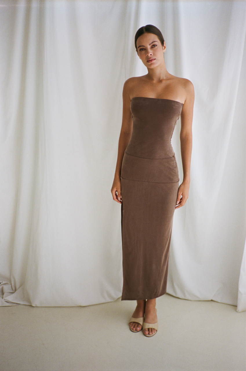 Sycamore Dress - Brown