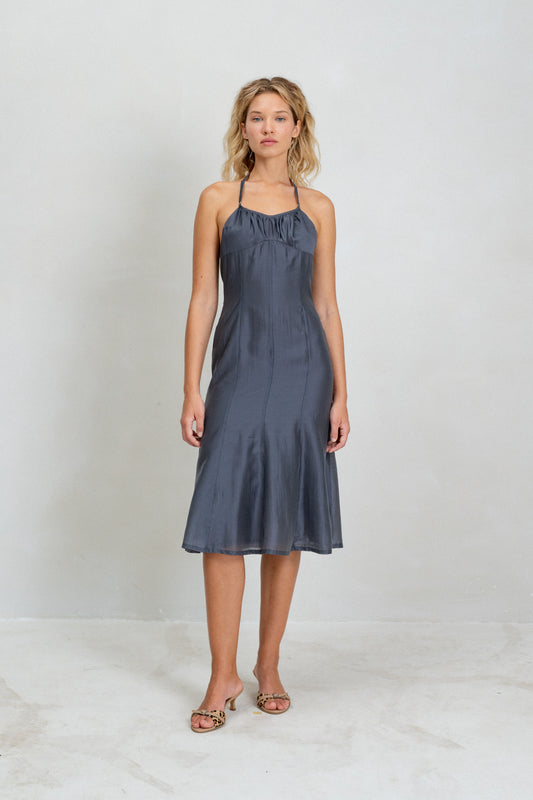 Flore Dress - Navy