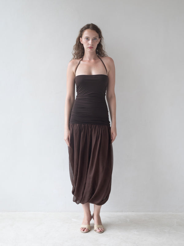 Willow Dress - Brown