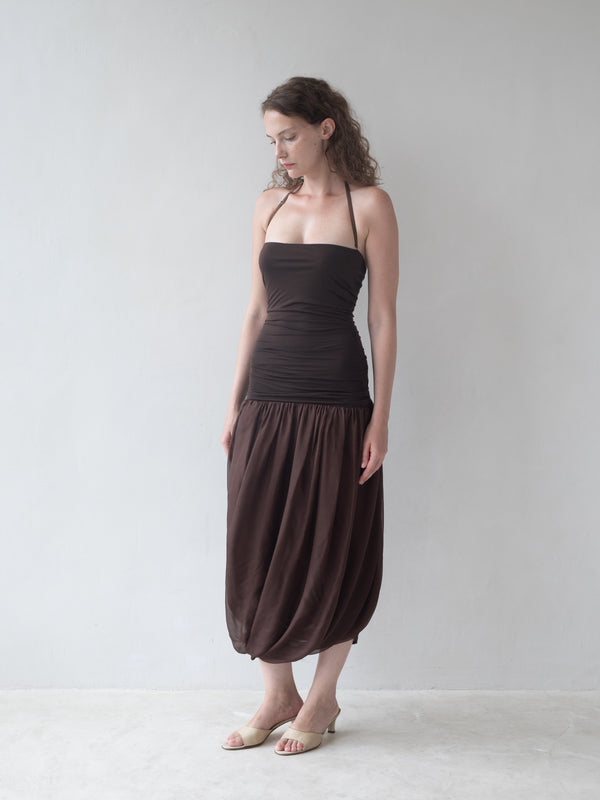 Willow Dress - Brown