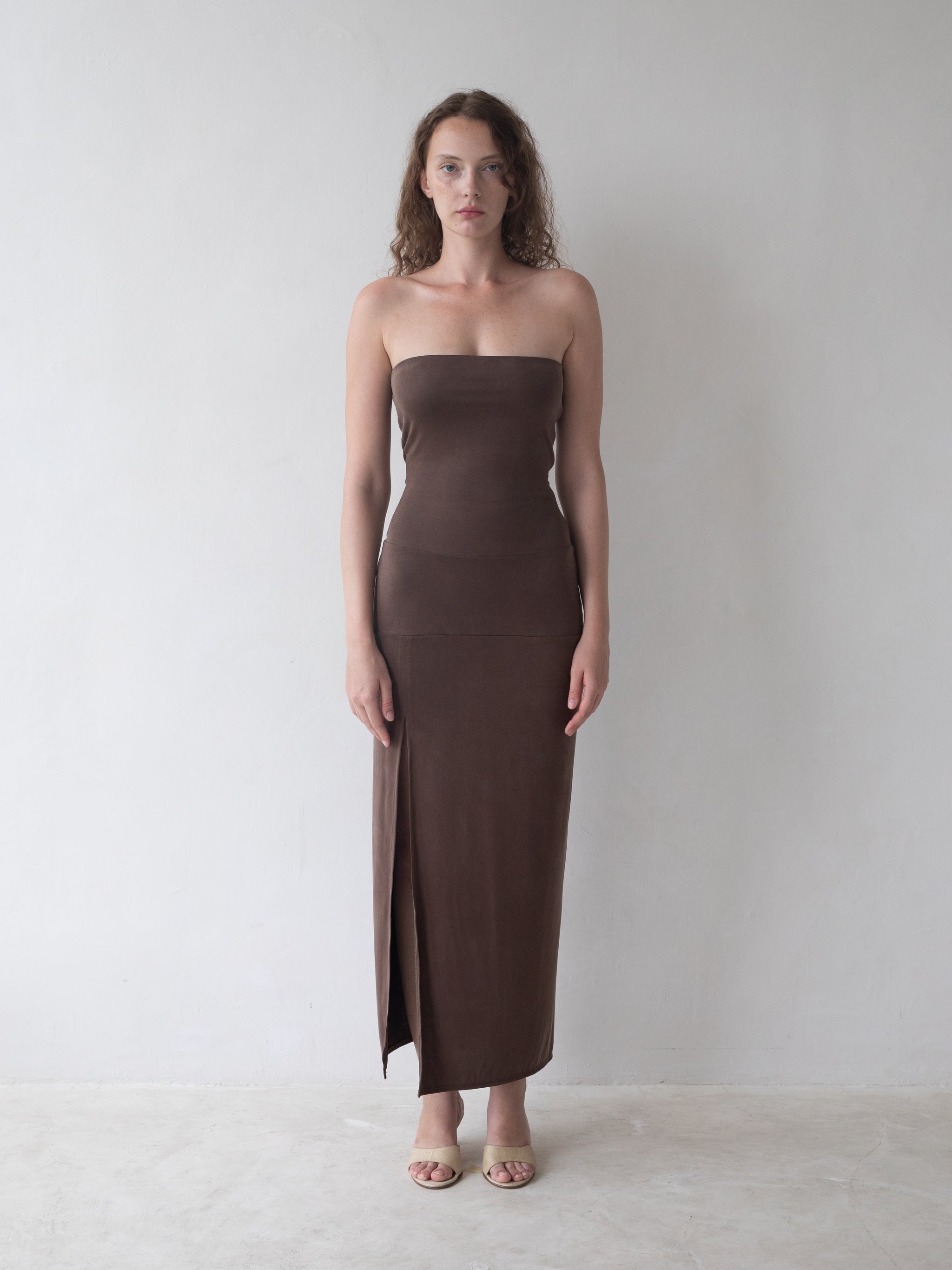 Sycamore Dress - Brown