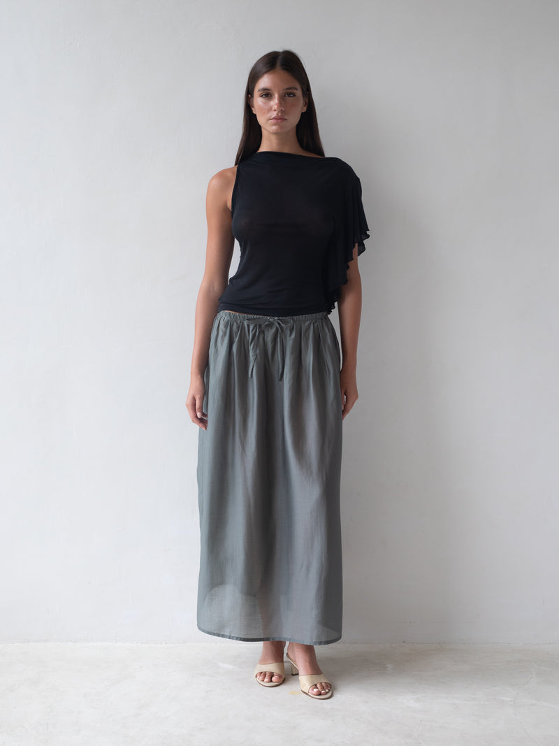 Rhea Skirt - Evergreen