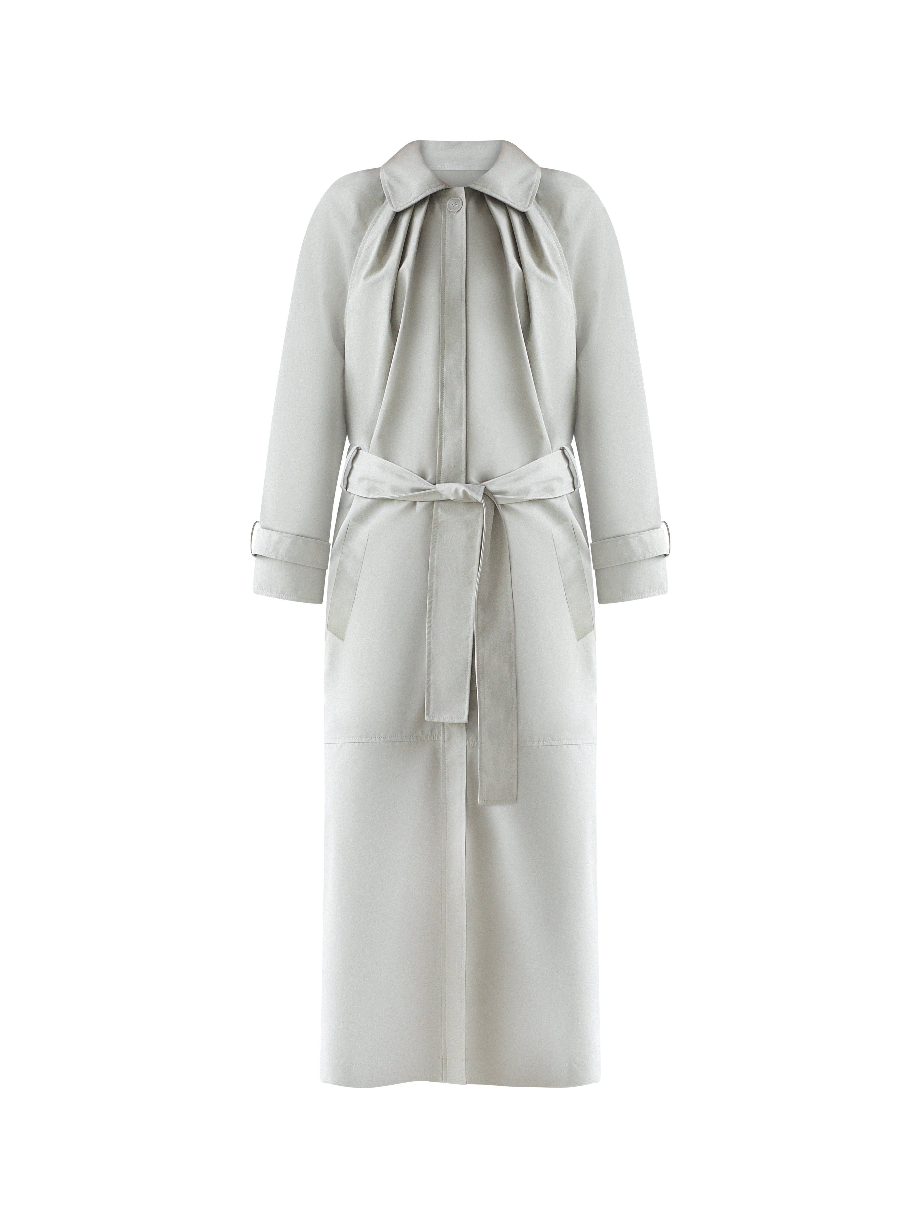 Laurel Trench - Sage – Belle Anna