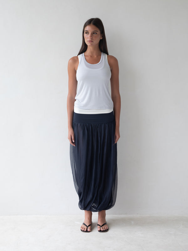 Meadow Maxi Skirt - Navy