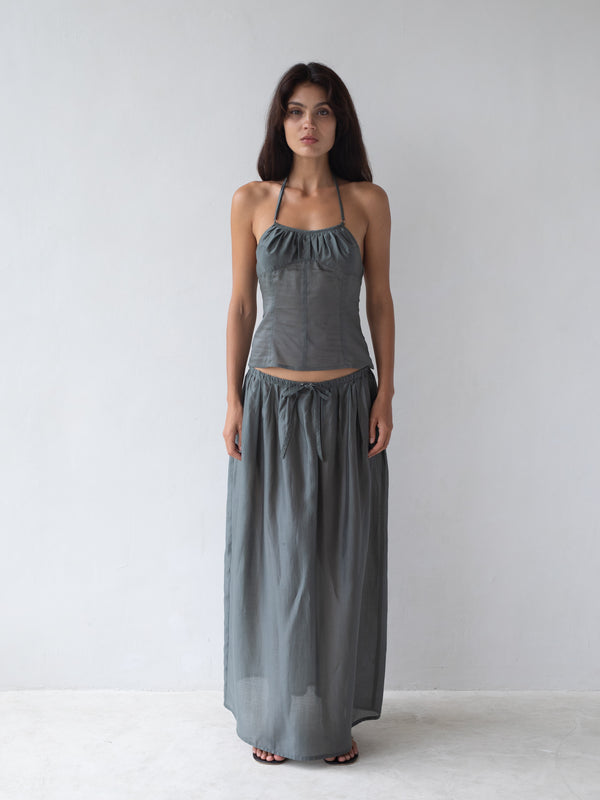 Flore Top - Evergreen