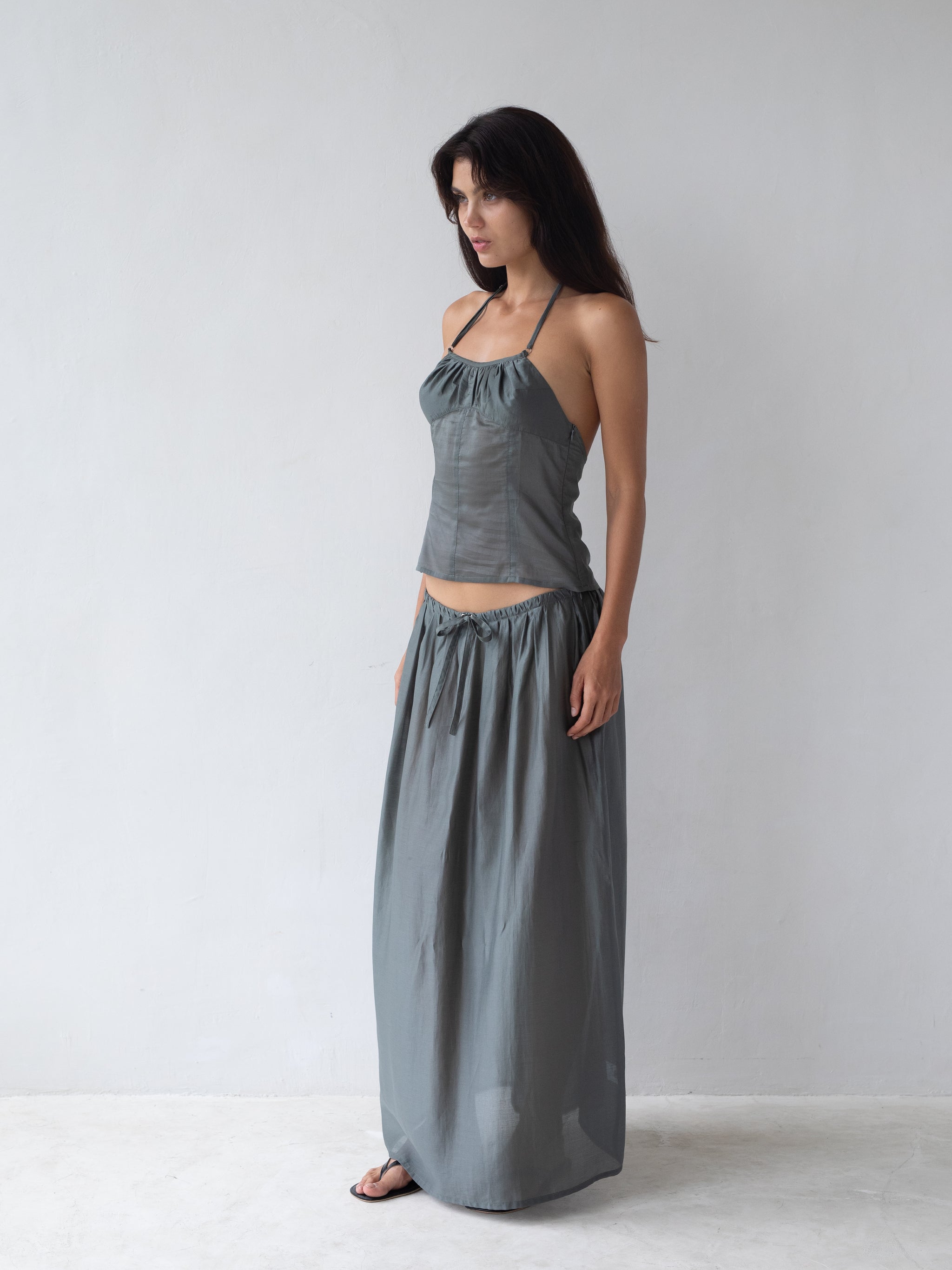 Flore Top - Evergreen