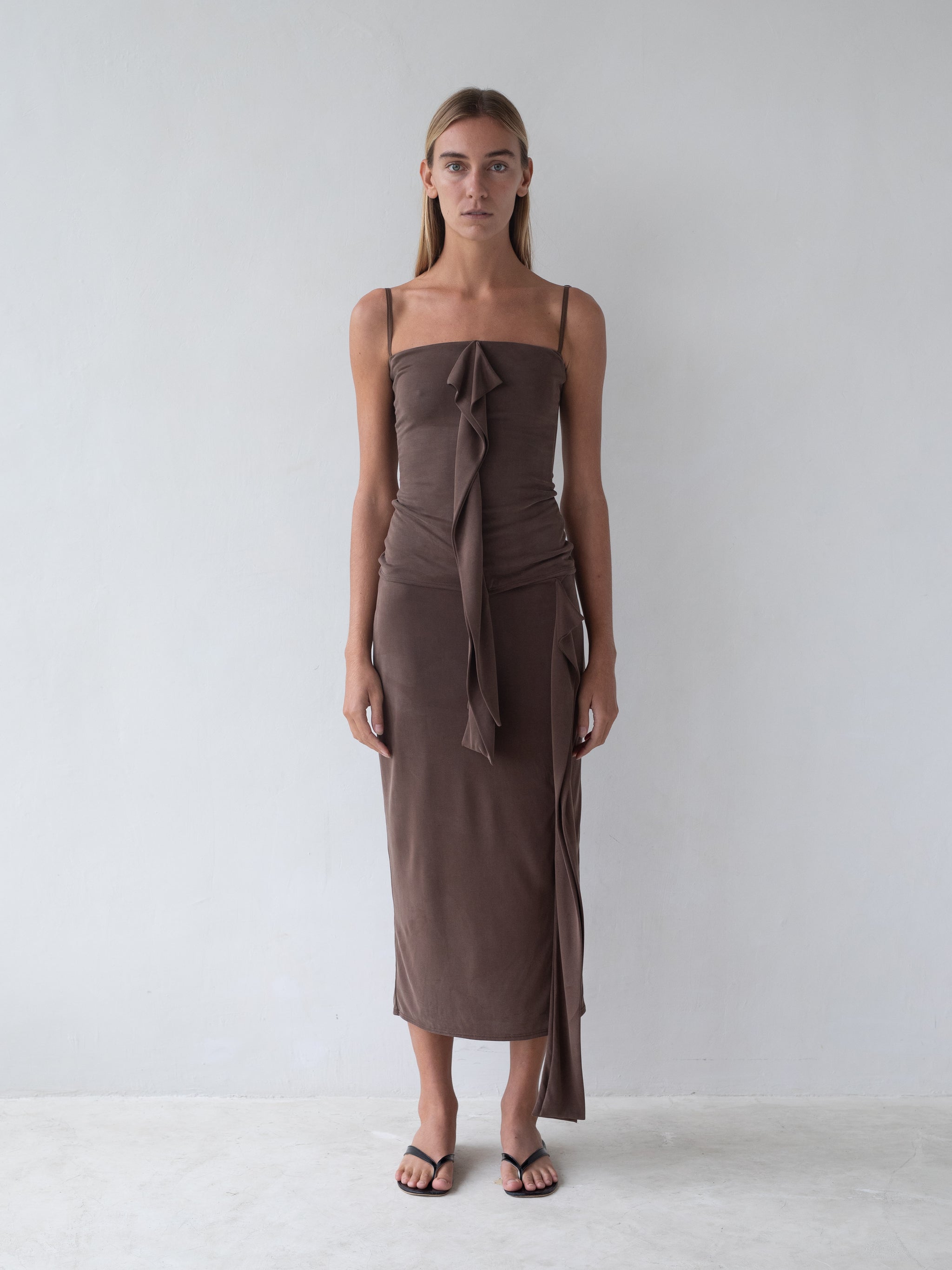 Cascade Skirt - Brown