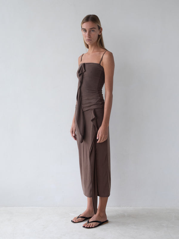 Cascade Skirt - Brown