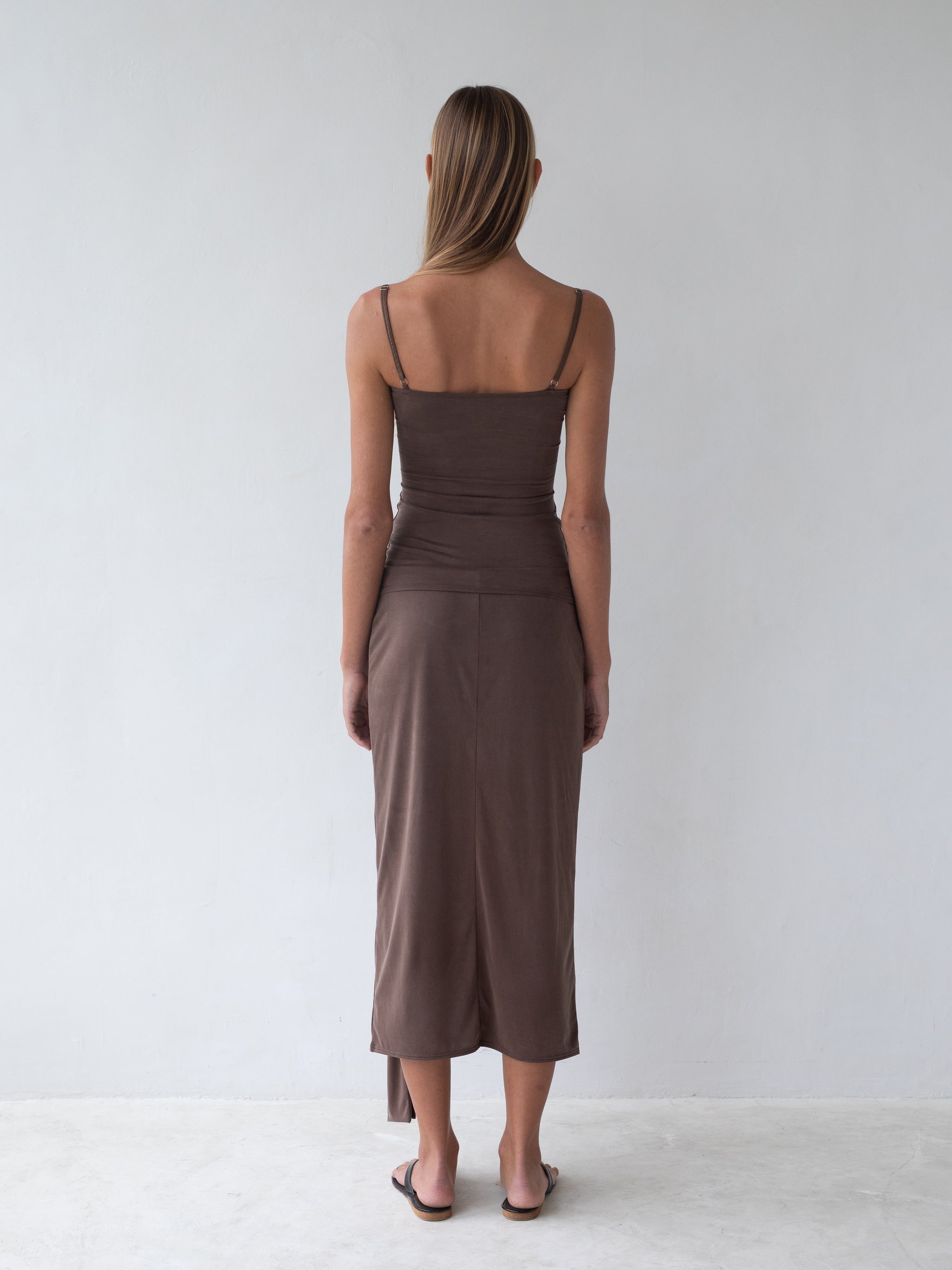 Cascade Skirt - Brown