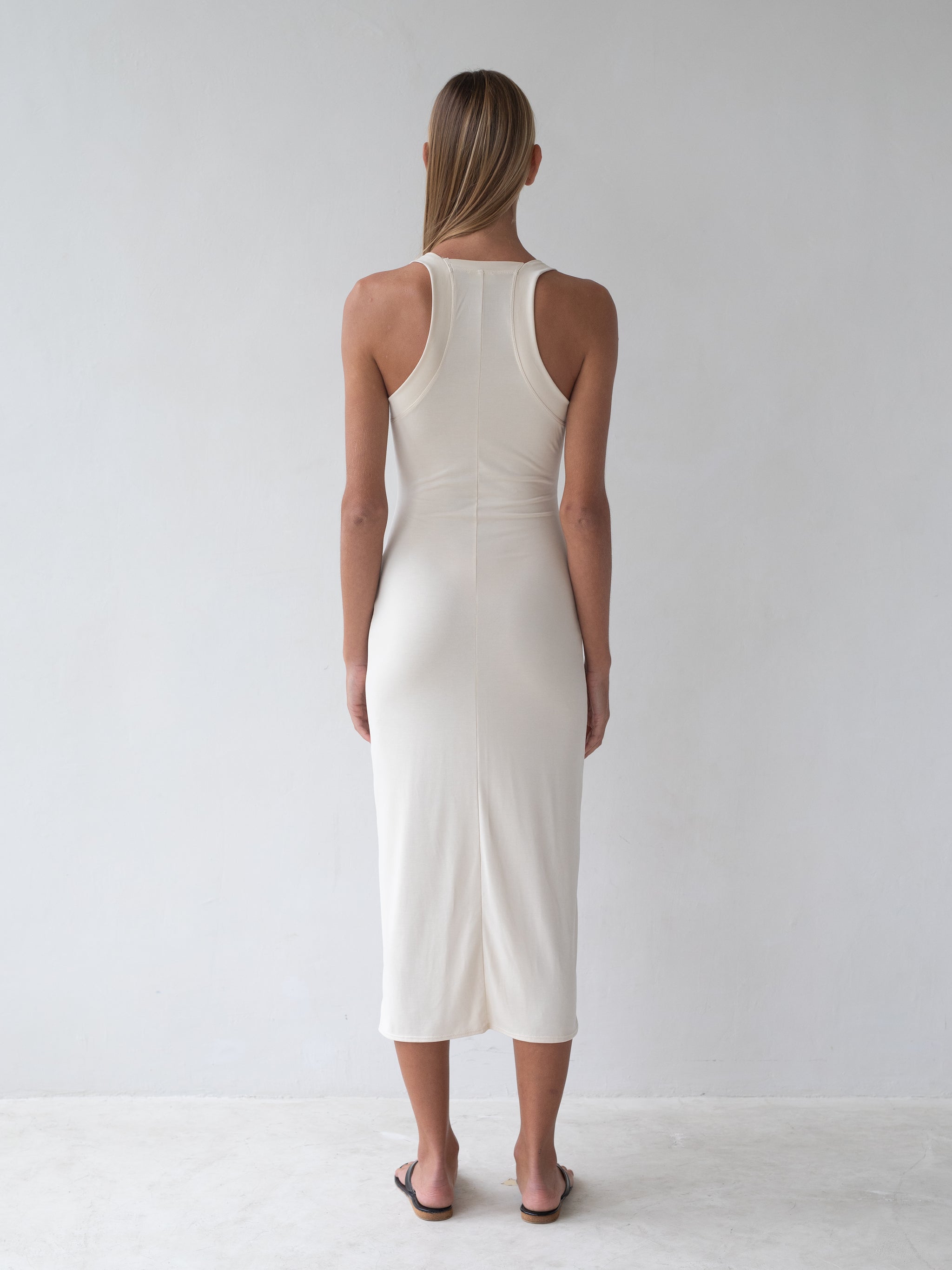 Cascade Dress - Cream