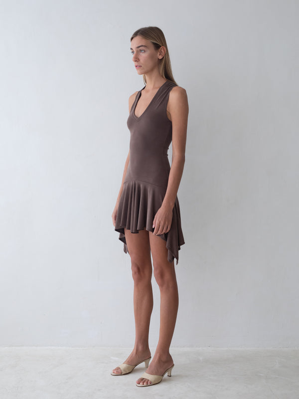 Park Dress - Brown