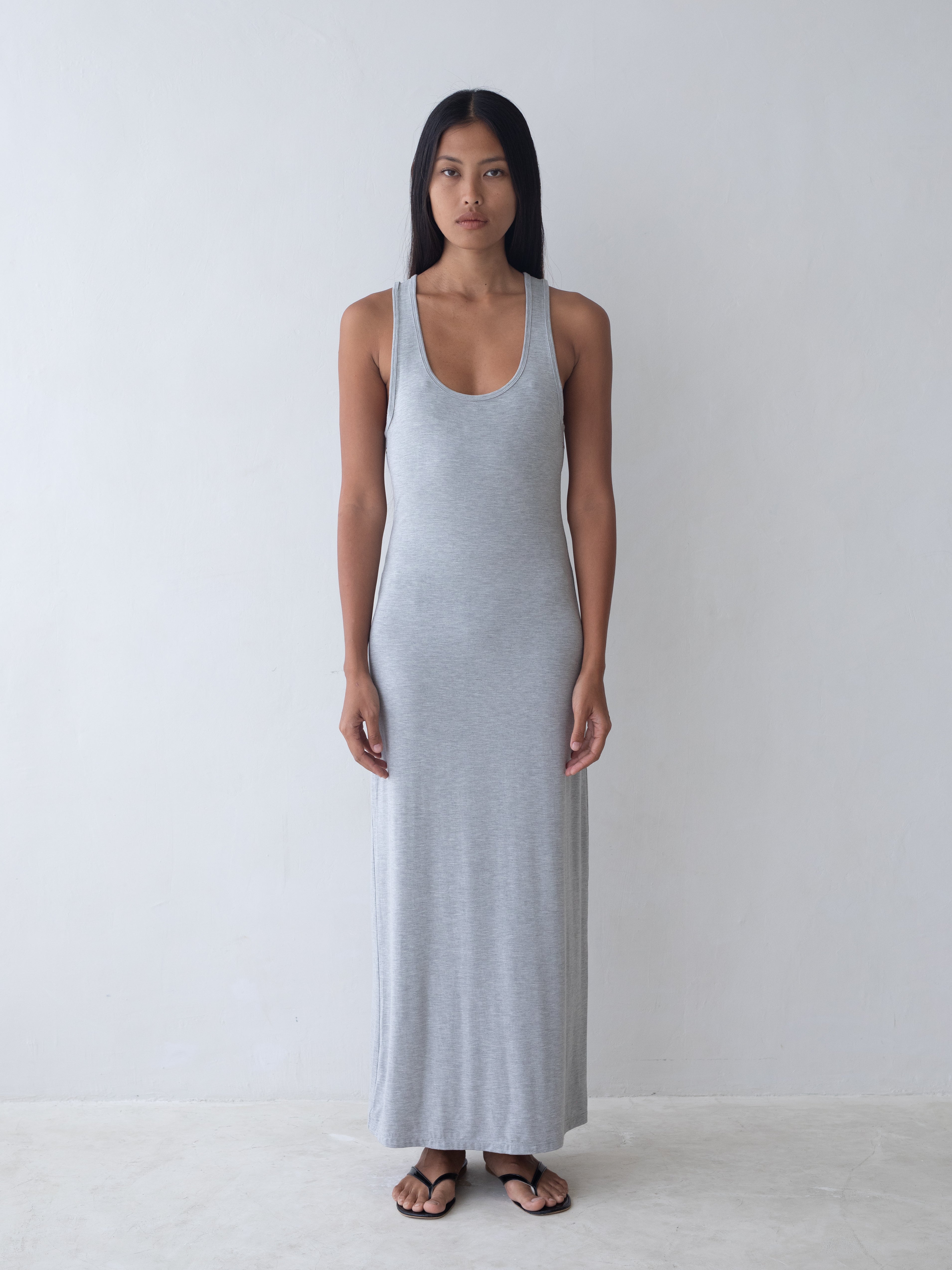 Rhys Dress - Grey – Belle Anna