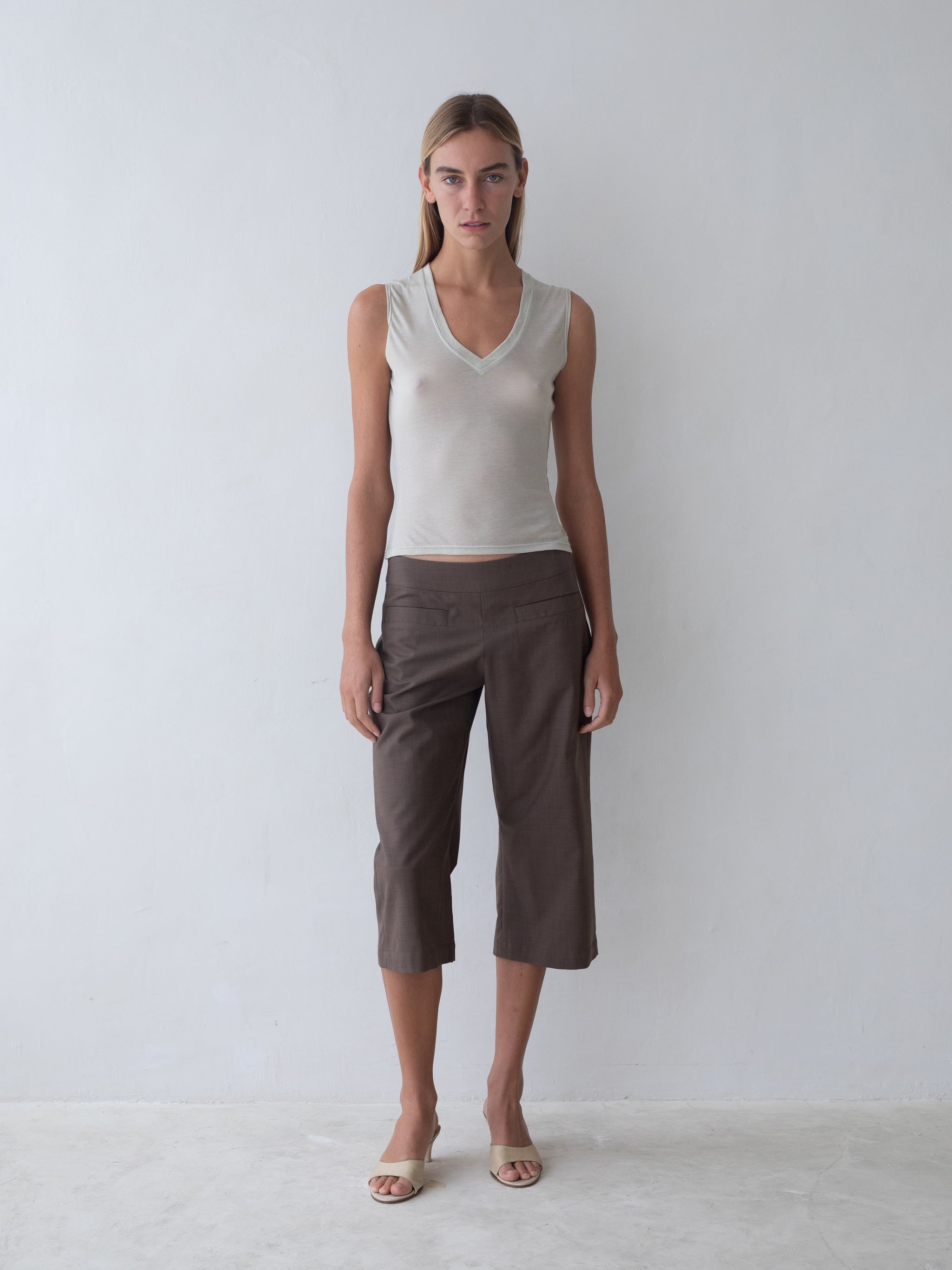 Miller Capri Pant - Brown