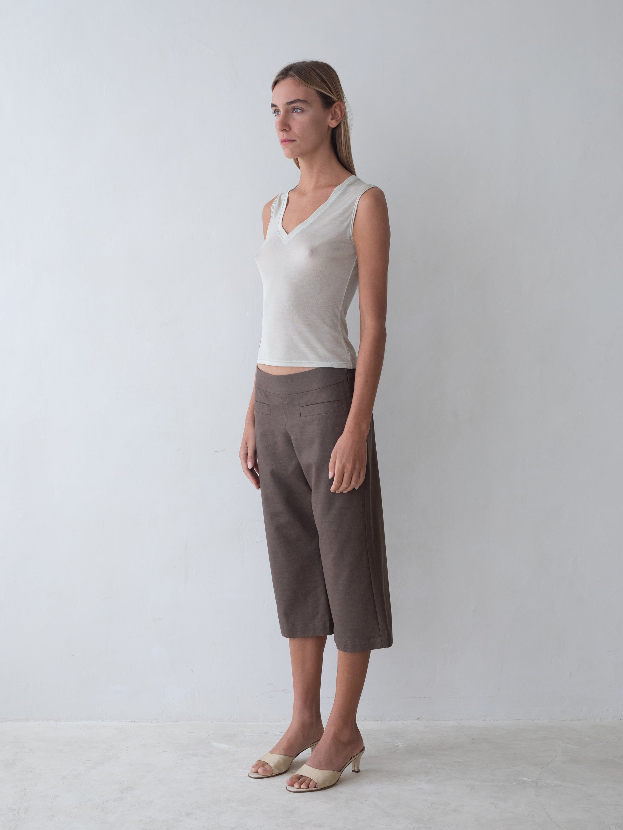 Miller Capri Pant - Brown