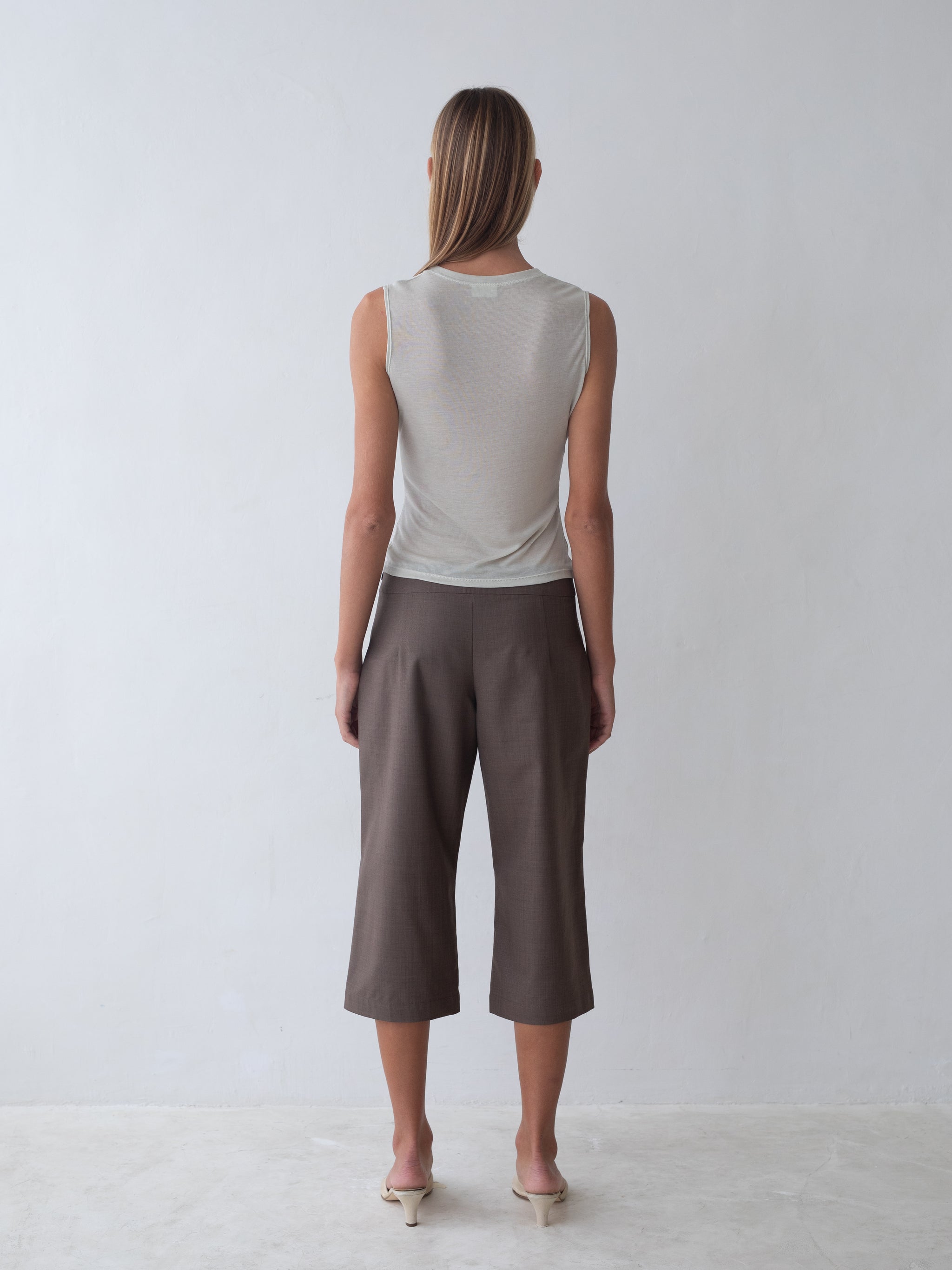 Miller Capri Pant - Brown