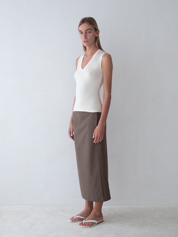 Scene Skirt - Brown
