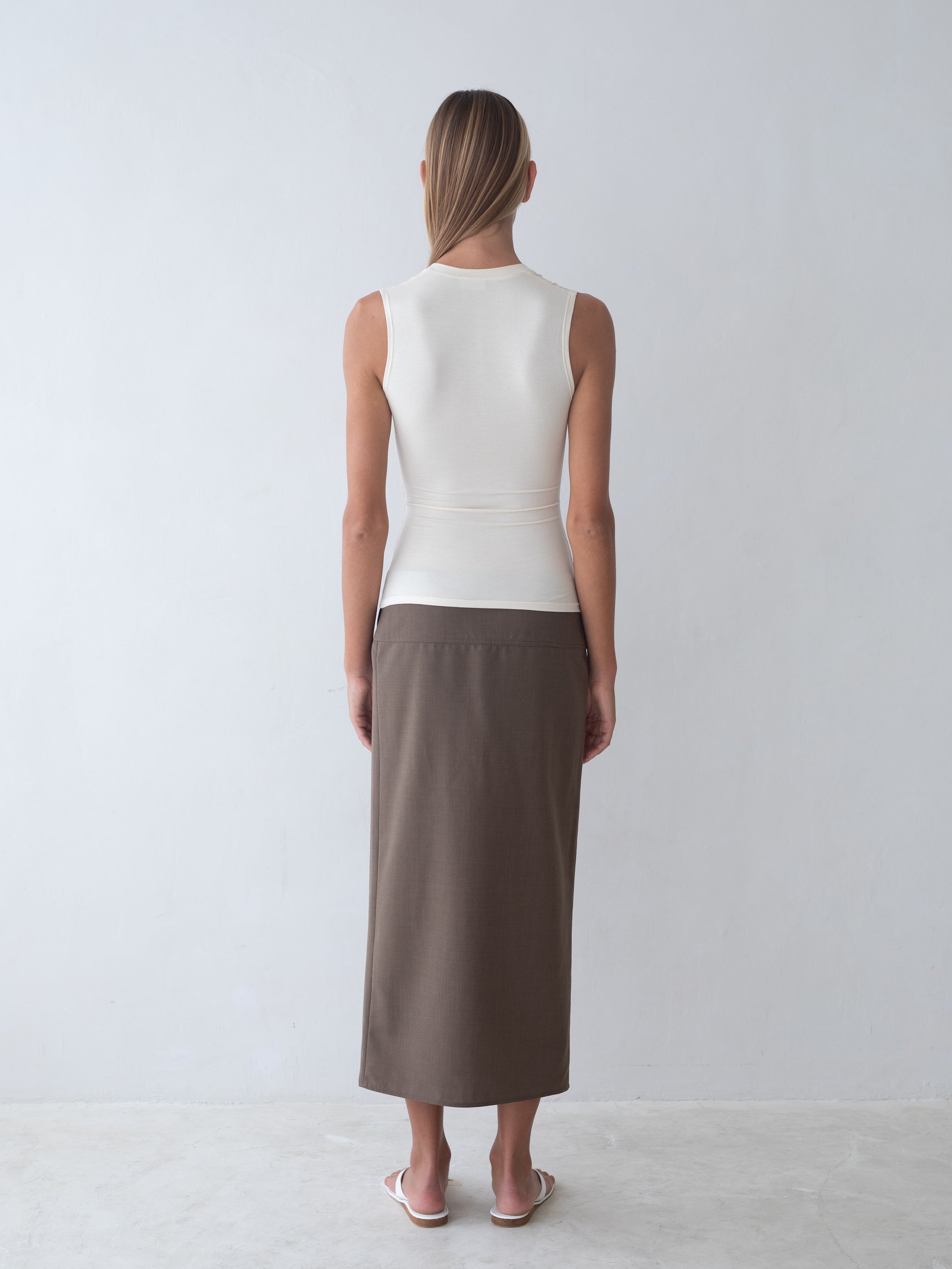 Scene Skirt - Brown