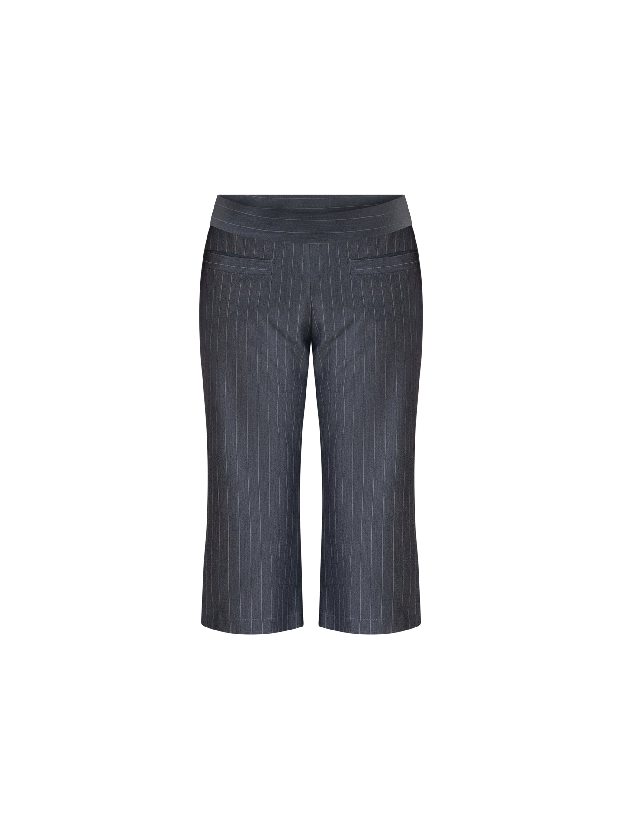 Miller Capri - Grey Pinstripe