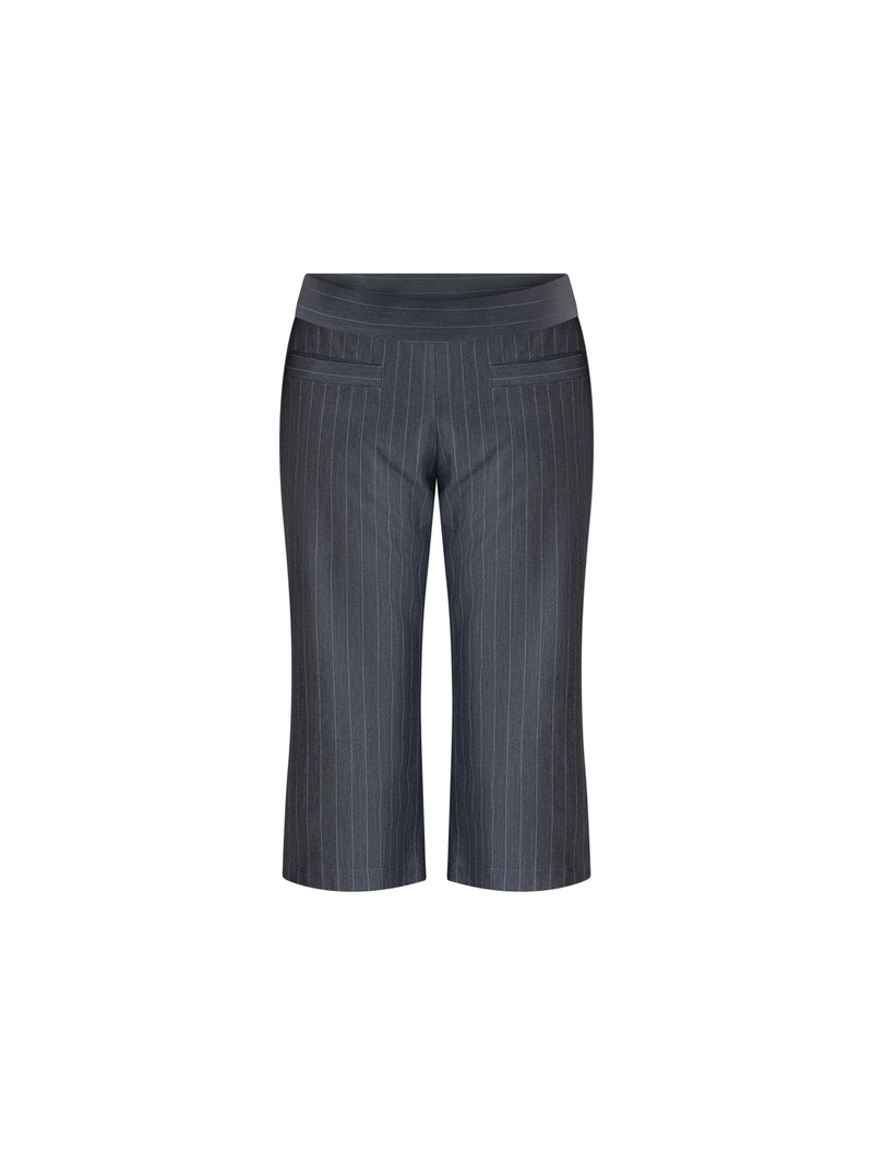 Miller Capri - Grey Pinstripe