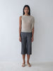 Miller Capri - Grey Pinstripe
