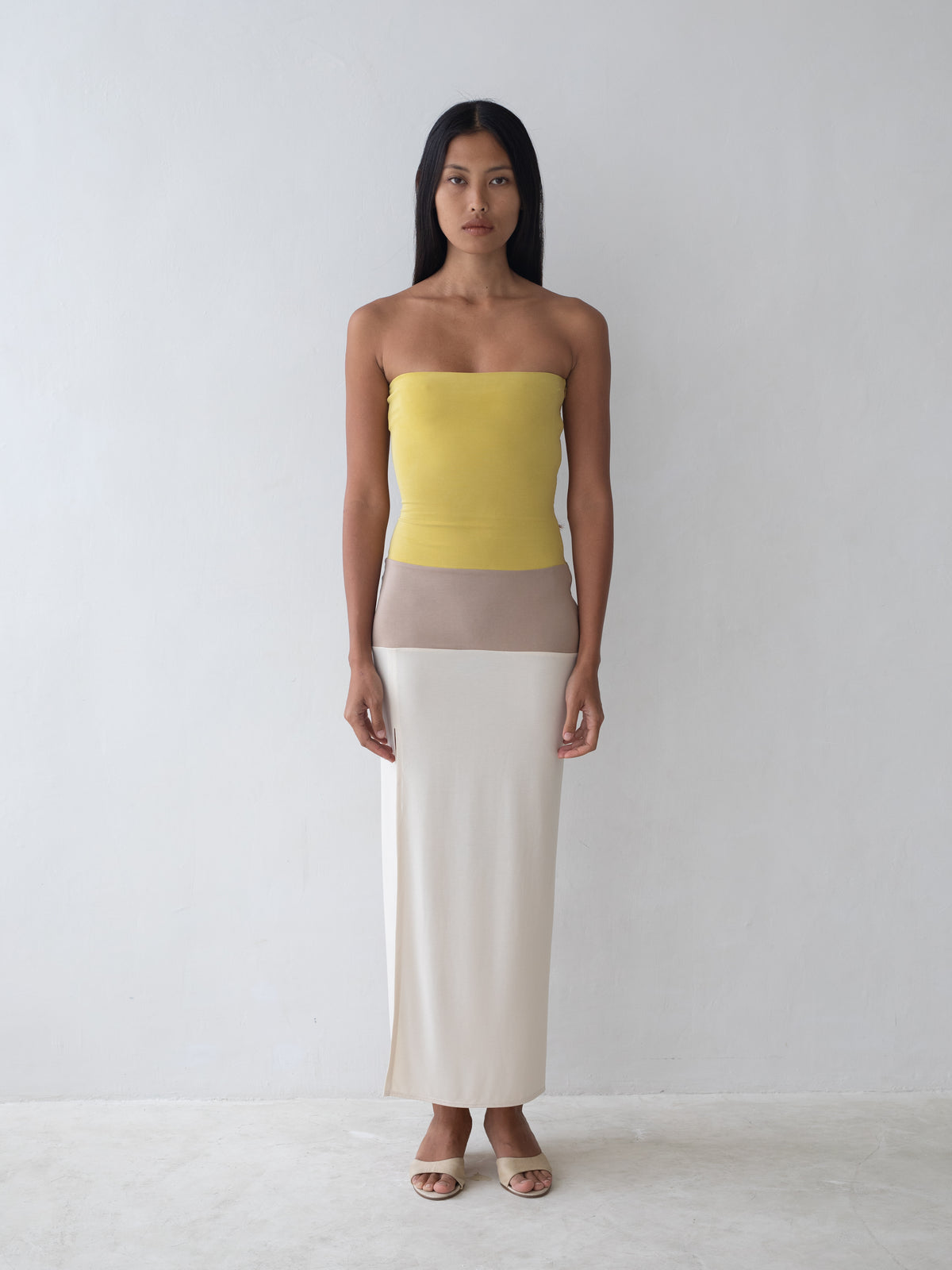 yellow dress belle Sycamore Dress