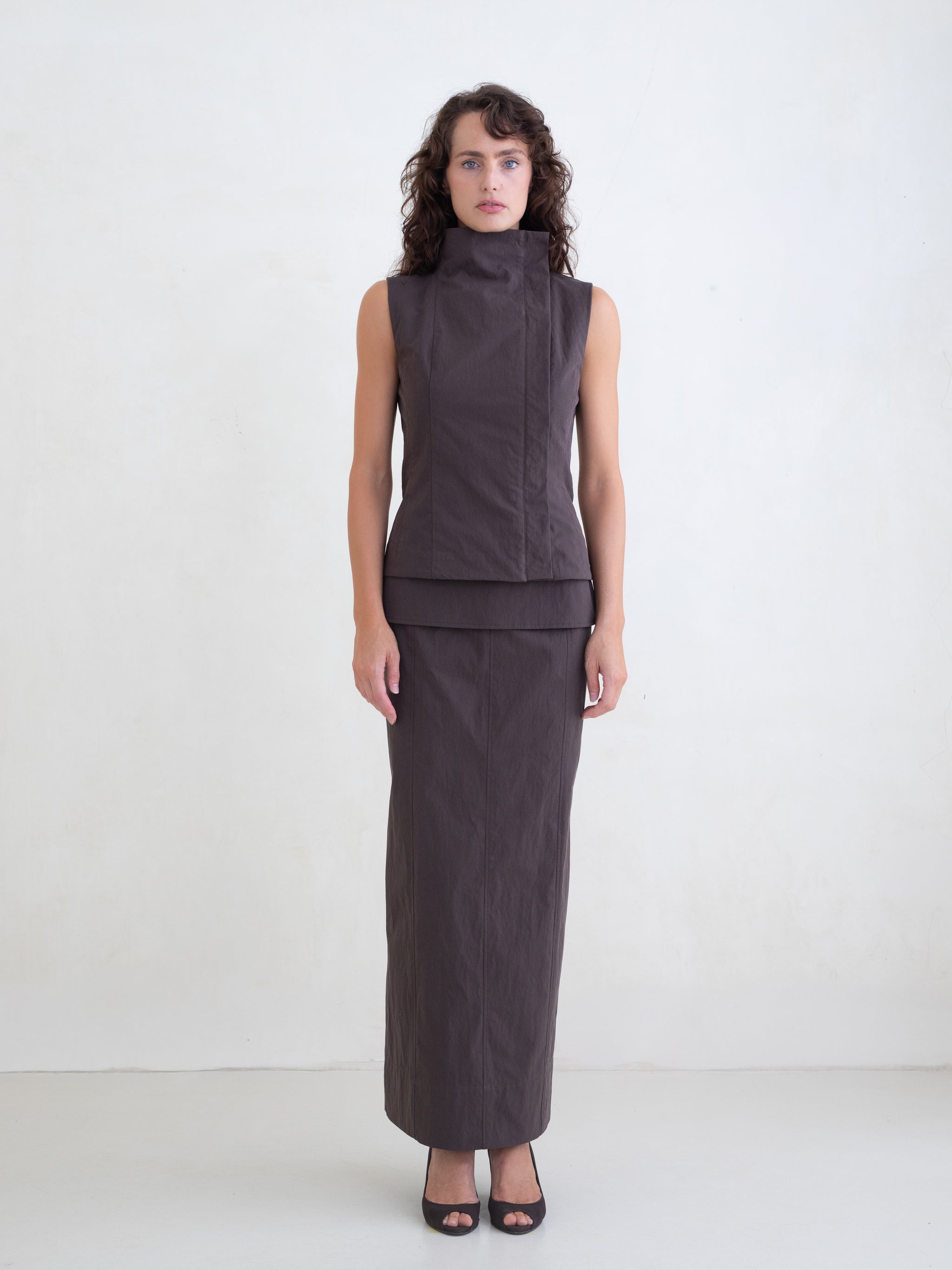 Secrets Vest - Brown