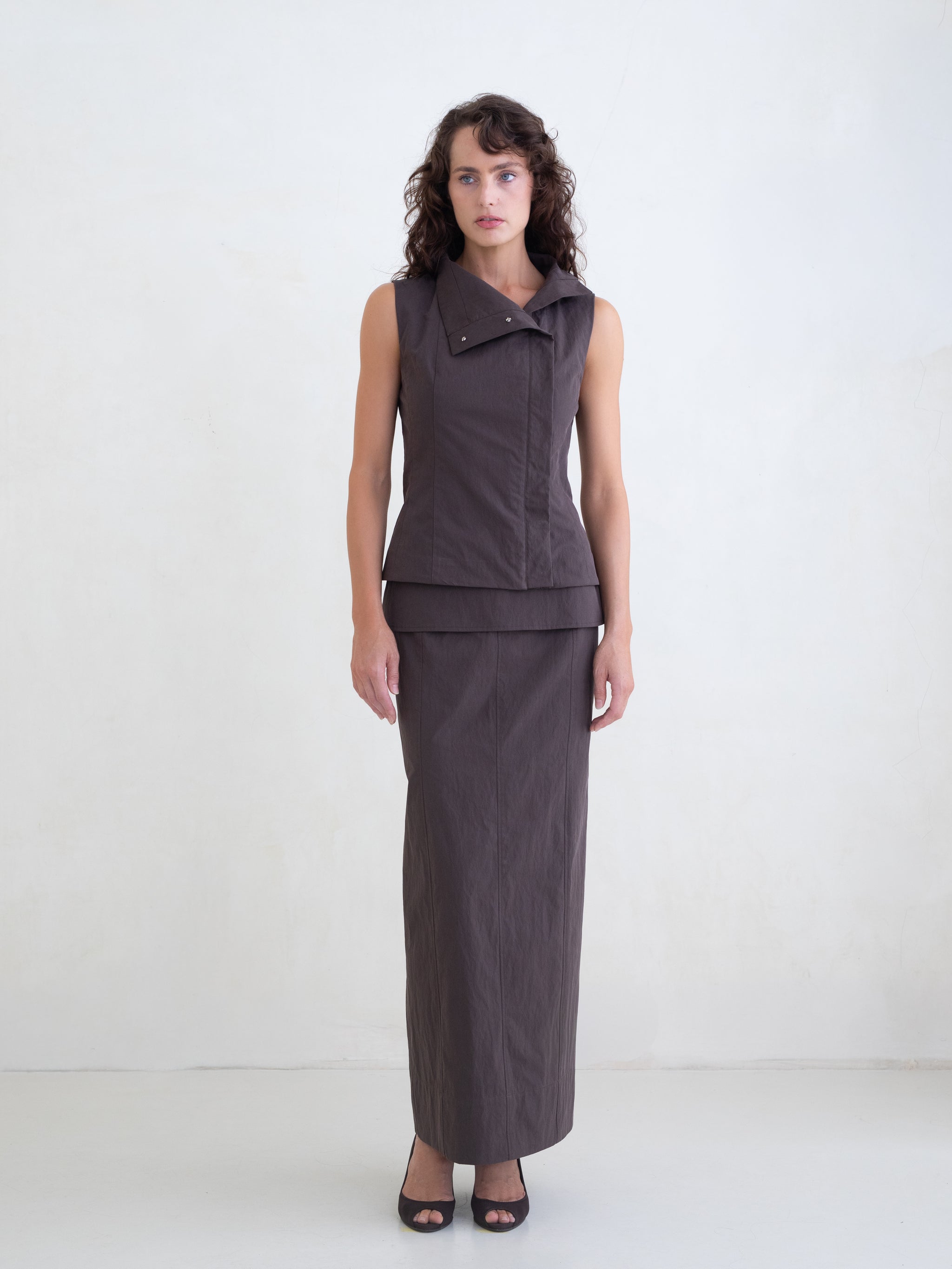 Secrets Vest - Brown
