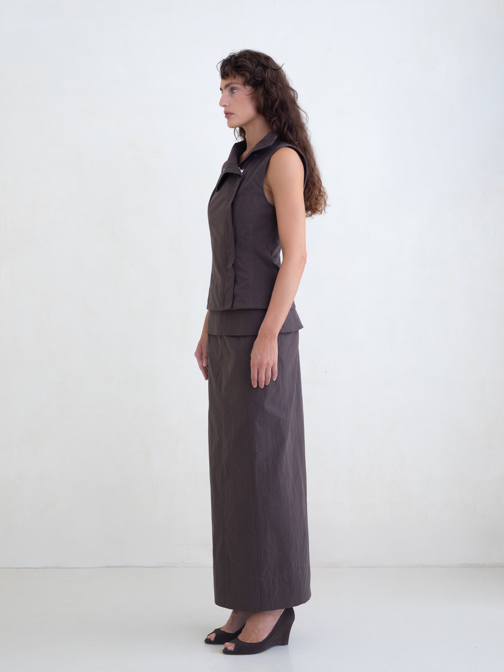Secrets Vest - Brown